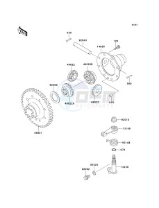 KAF 300 D [MULE 520] (D1-D2) [MULE 520] drawing DIFFERENTIAL