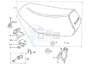 ST RAPIDO - 50 cc drawing SADDLE