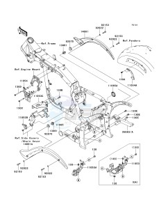 VN 2000 E [VULCAN 2000 CLASSIC] (6F-7F) E7F drawing FRAME FITTINGS