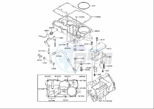 ZRX S 1200 (EU) drawing OIL PAN