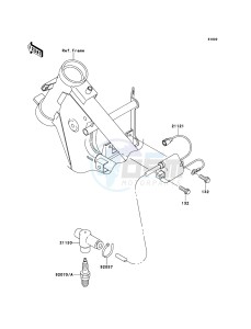 KX65 KX65ADF EU drawing Ignition System