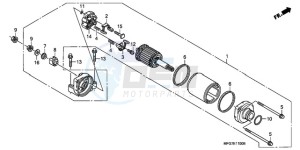 CB600F39 Europe Direct - (ED / ST 25K) drawing STARTING MOTOR