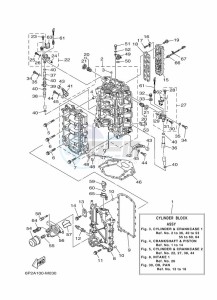 F250UA drawing CYLINDER--CRANKCASE-1