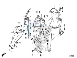 NSC110MPDH UK - (E) drawing FRONT COVER/INNER COVER