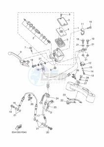 XSR700 MTM690-U (B9J2) drawing FRONT MASTER CYLINDER