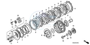 VT750CA9 Australia - (U / ST) drawing CLUTCH