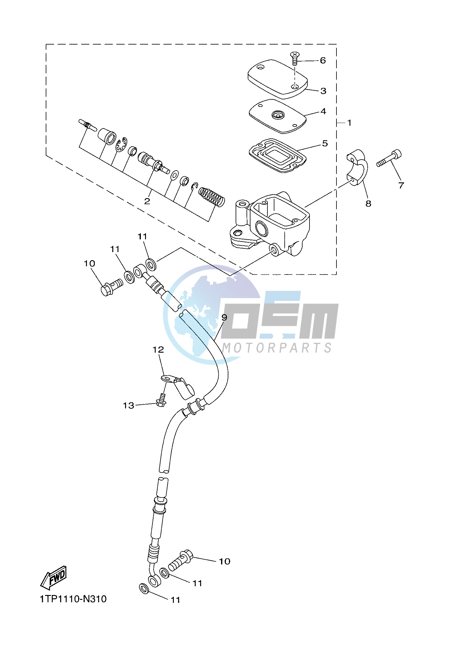 FRONT MASTER CYLINDER