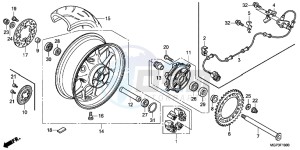 CBR1000RRE Fireblade 2ED drawing REAR WHEEL