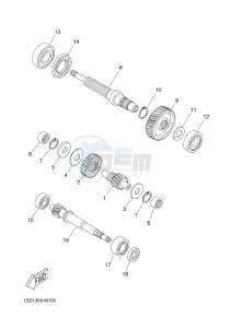 YP400RA X-MAX 400 ABS (BL11 BL11 BL11 BL11) drawing TRANSMISSION