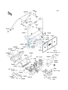 KAF 620 P [MULE 4000] (P9F-PAF) P9F drawing GUARDS_CAB FRAME