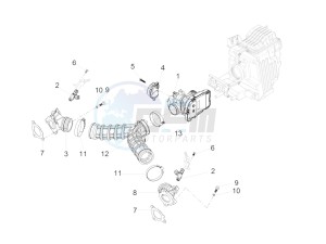 V9 Bobber 850 (USA) drawing Throttle body