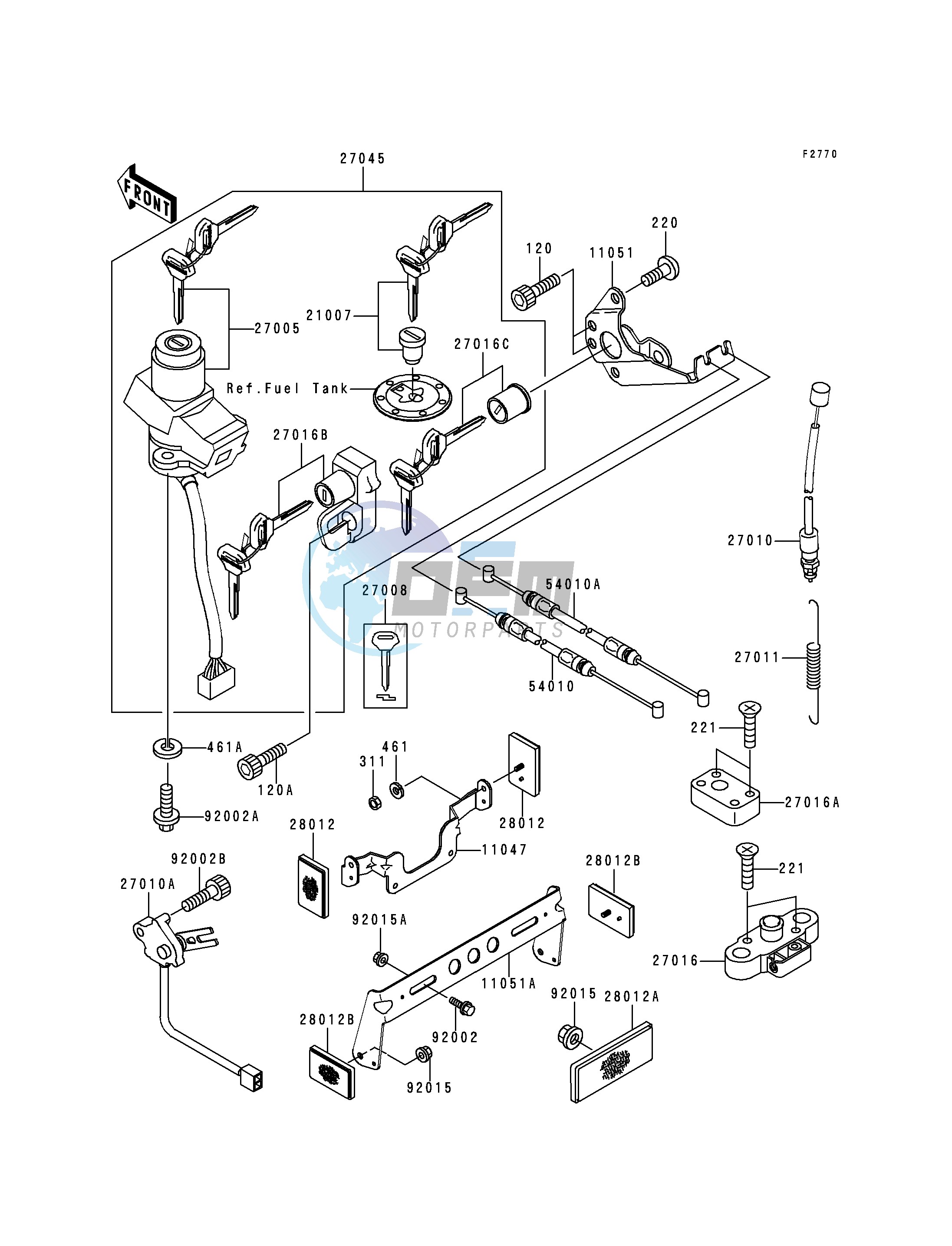 IGNITION SWITCH_LOCKS_REFLECTORS