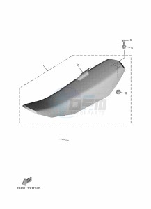 YZ65 (BR8A) drawing SEAT