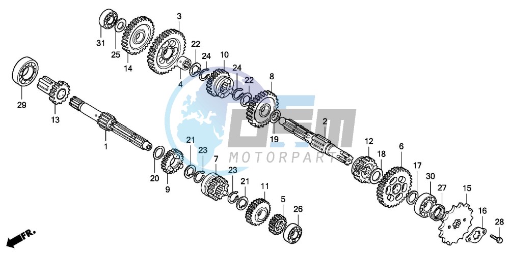 TRANSMISSION (CRF100F)