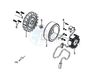 MIO 50 SPORT 45KMH drawing MAGNETO / FLYWHEEL