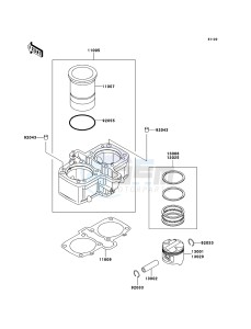 KLE500 KLE500B7F GB XX (EU ME A(FRICA) drawing Cylinder/Piston(s)