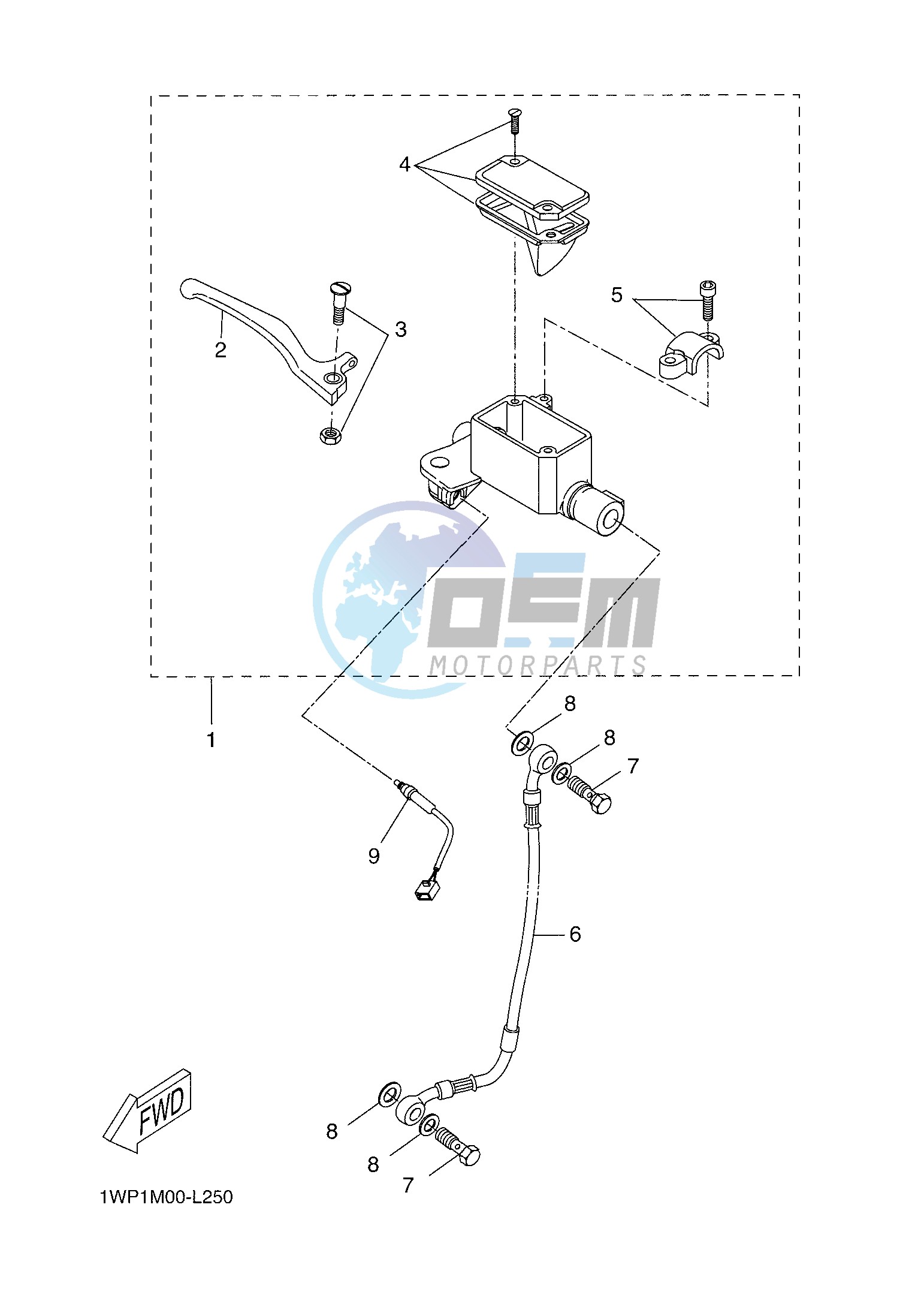 FRONT MASTER CYLINDER