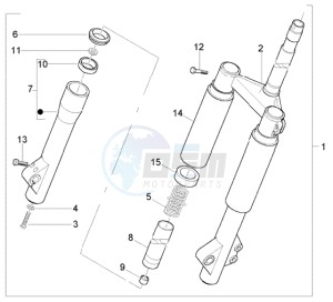 Liberty 125 Leader RST ptt(AU) Austria drawing Front wheel suspension