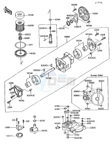 ZG 1200 B [VOYAGER XII] (B6-B9) [VOYAGER XII] drawing OIL PUMP_OIL FILTER