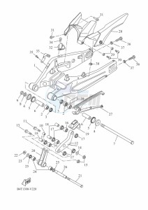 TRACER 7 35KW MTT690-U (B5T2) drawing REAR ARM