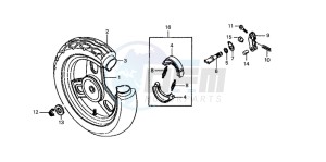 SA50S drawing REAR WHEEL