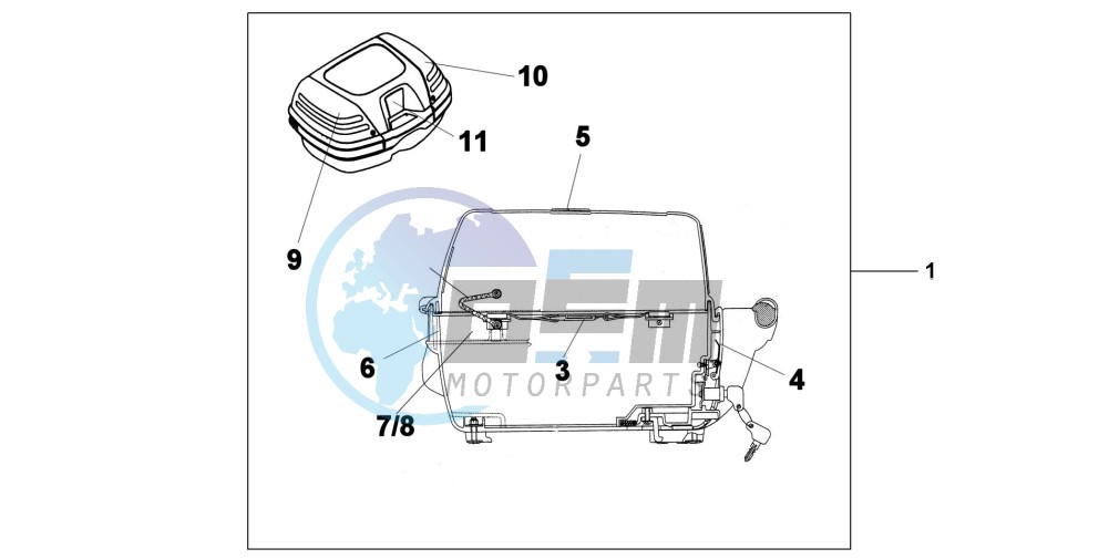 TOP BOX 45L