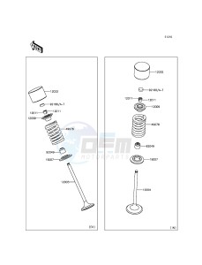 NINJA_250SL BX250AFF XX (EU ME A(FRICA) drawing Valve(s)