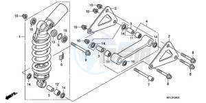 CBR1000RR9 Korea - (KO / MME) drawing REAR CUSHION