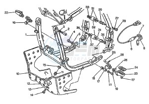 ELEFANT 750 drawing FOOTREST