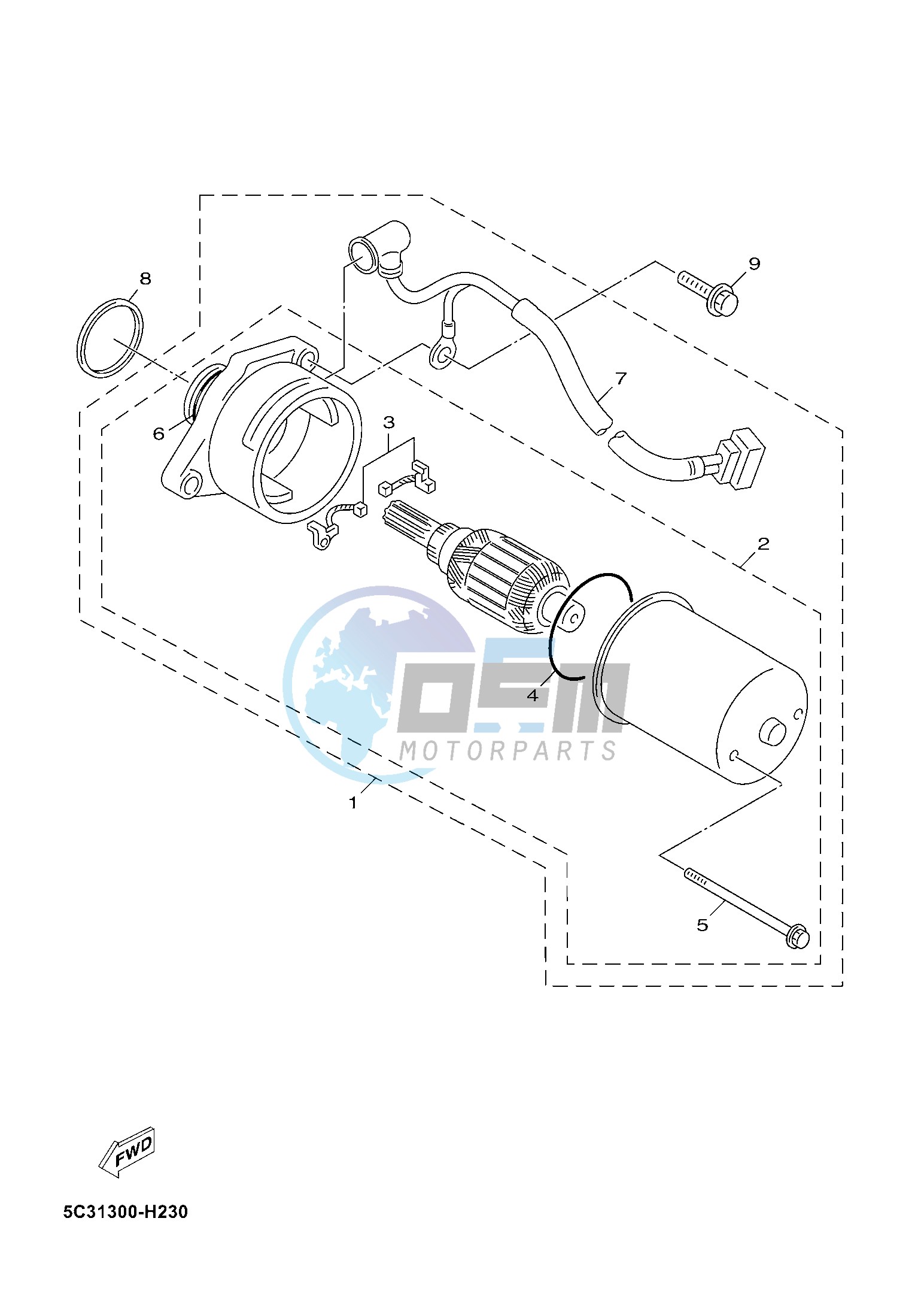 STARTING MOTOR