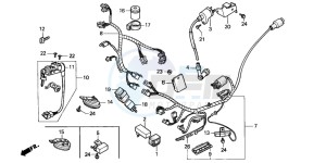 PK50S drawing WIRE HARNESS/ IGNITION COIL