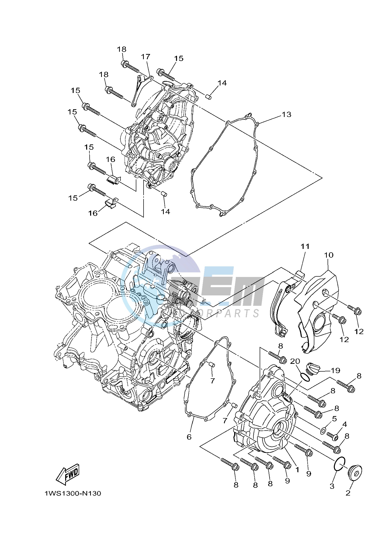 CRANKCASE COVER 1