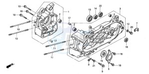 SES125 drawing CRANKCASE