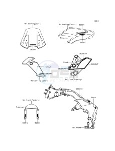 VERSYS 1000 KLZ1000BGF FR GB XX (EU ME A(FRICA) drawing Decals(Titanium)