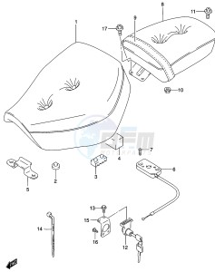 GZ250 (K2) drawing CRANKCASE