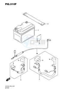 UH125 ABS BURGMAN EU drawing BATTERY