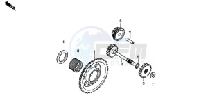 TRX400FW FOURTRAX FOREMAN drawing STARTING GEAR