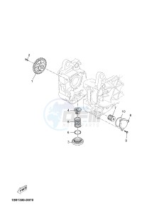 YP125R X-MAX125 X-MAX125 (2ABG) drawing OIL PUMP