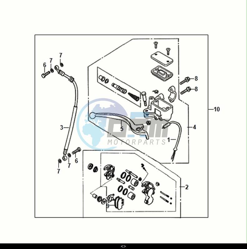 CBS BRAKE SYSTEM ASSY