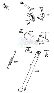 KL 650 A [KLR650] (A6-A9) [KLR650] drawing STAND-- S- -