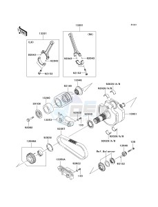 VN 2000 A [VULCAN 2000] (A6F-A7F) A7F drawing CRANKSHAFT