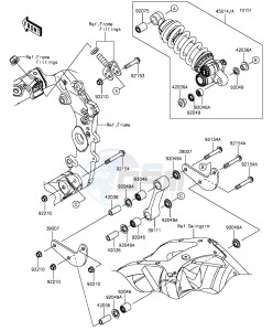 NINJA ZX-10R ABS ZX1000SGFA XX (EU ME A(FRICA) drawing Suspension/Shock Absorber