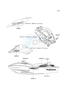 JT 1500 C [ULTRA LX] (C7F-C8F ) C7F drawing DECALS-- C7F- -