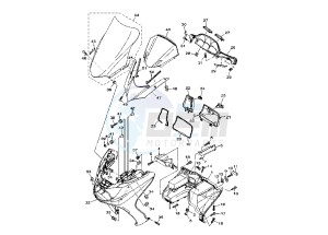 YP MAJESTY 400 drawing TAILLIGHT