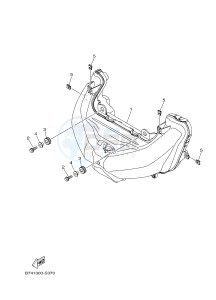 YP125RA EVOLIS 125 ABS (BL22 BL22) drawing HEADLIGHT