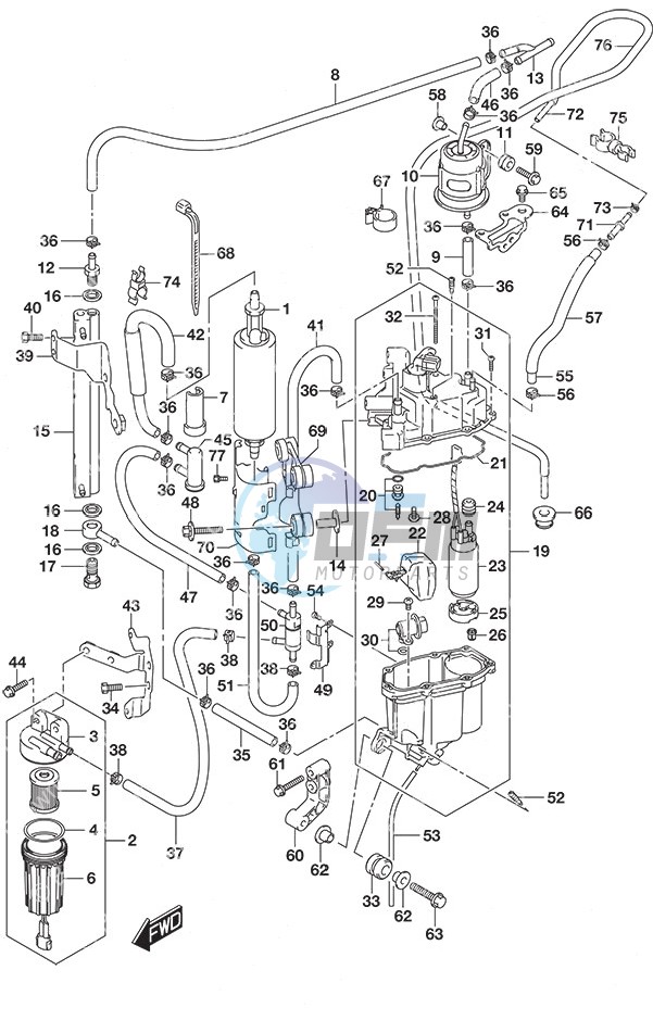 Fuel Pump/Fuel Vapor Separator