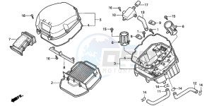 XL1000V VARADERO drawing AIR CLEANER