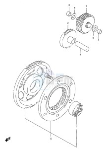 XF650 (E2) drawing STARTER CLUTCH