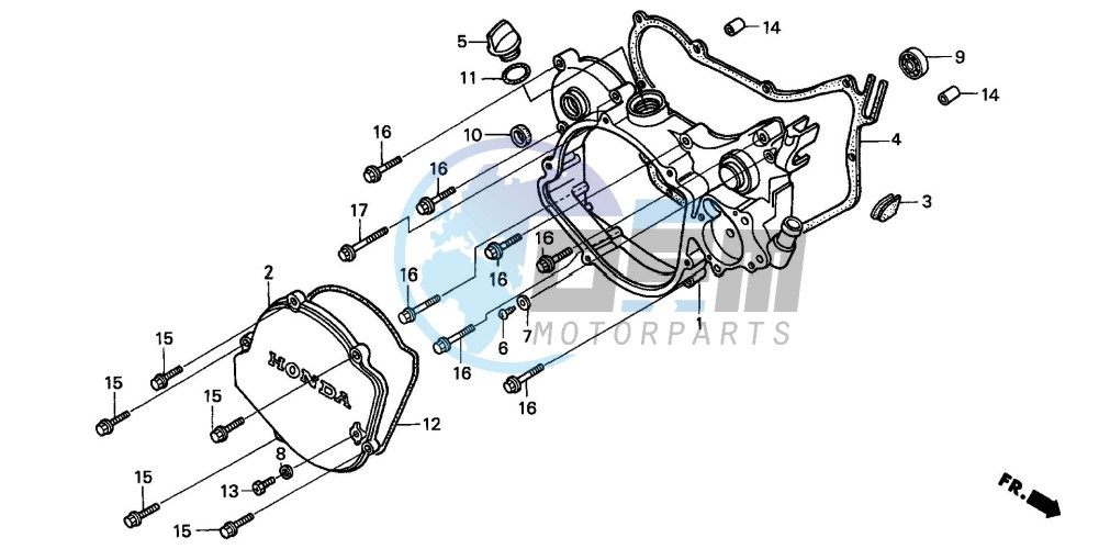 RIGHT CRANKCASE COVER