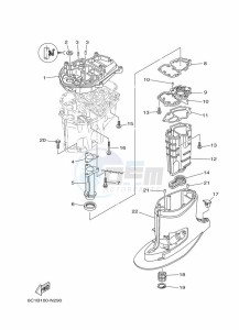 F50HEDL drawing UPPER-CASING